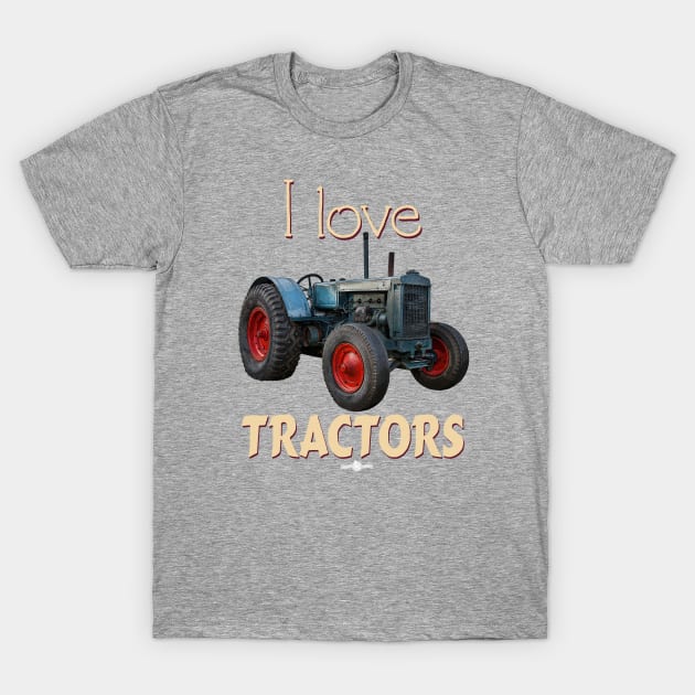 I Love Tractors CASE T-Shirt by seadogprints